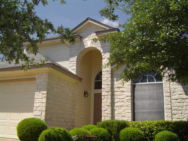 Exterior Front - Limestone Faced - Landscaped